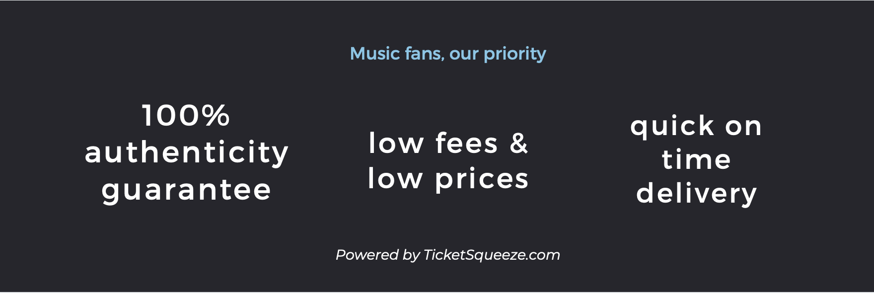 FirstBank Amphitheater ticket guarantee