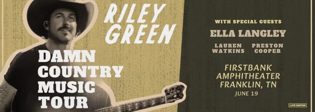 Riley Green at FirstBank Amphitheater